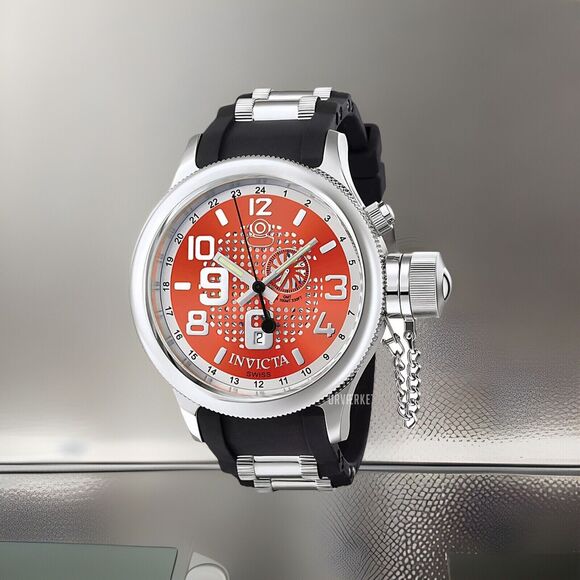 Invicta 1959 Russian Pro Diver Watch #5848 Stainless Steel - Need Battery - Picture 1 of 8